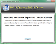 Outlook Express to Outlook Express screenshot